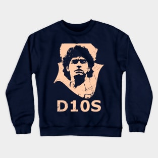 Diego maradona illustration flat Crewneck Sweatshirt